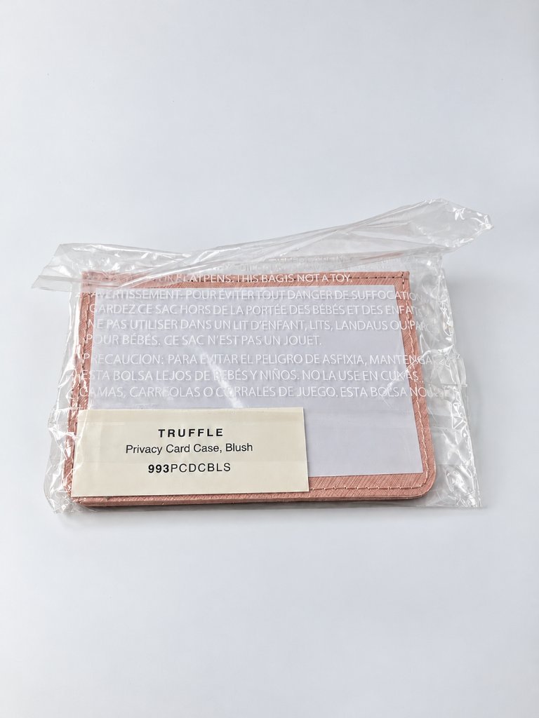 Truffle Clarity Privacy Card Case - Small Card Holder & Case - Blush Pink- New — image 2 of 2